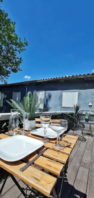 #New#Terrasse Sud Ouest#Pied De La Cite #1 Apartamento Carcassonne Exterior foto